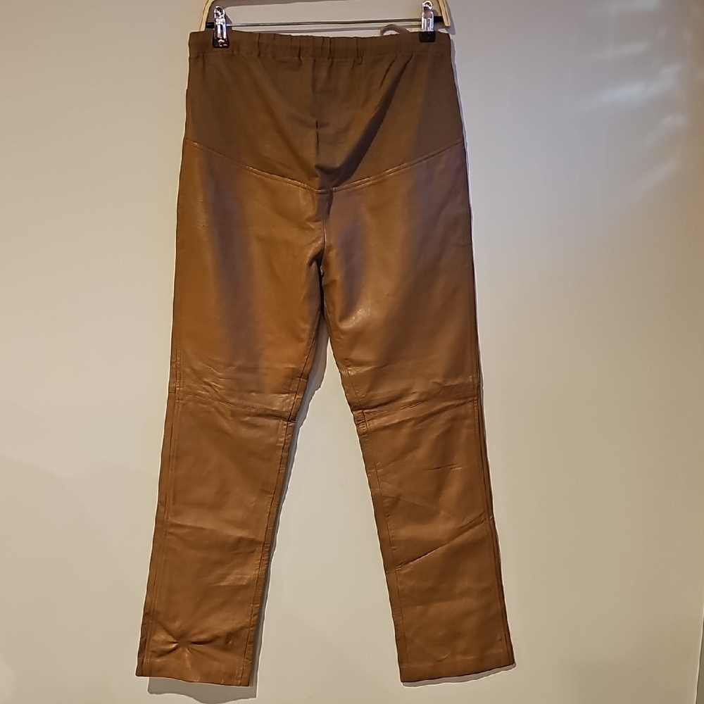 A Pea in the Pod Brown Straight Leg Pants